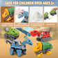 WISAIRT STEM Toys,Take Apart Engineer Dinosaur Toys for Kids with Electric  Screwdriver Storage Box,Building Toys for Boys Girls Age 3-12 Birthday Christmas Gifts(5 Pack)