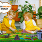 Dinosaur Toys Sets for Kids 3-8 with 53 Accessories