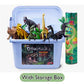 Dinosaur Toys Sets for Kids 3-8 with 53 Accessories