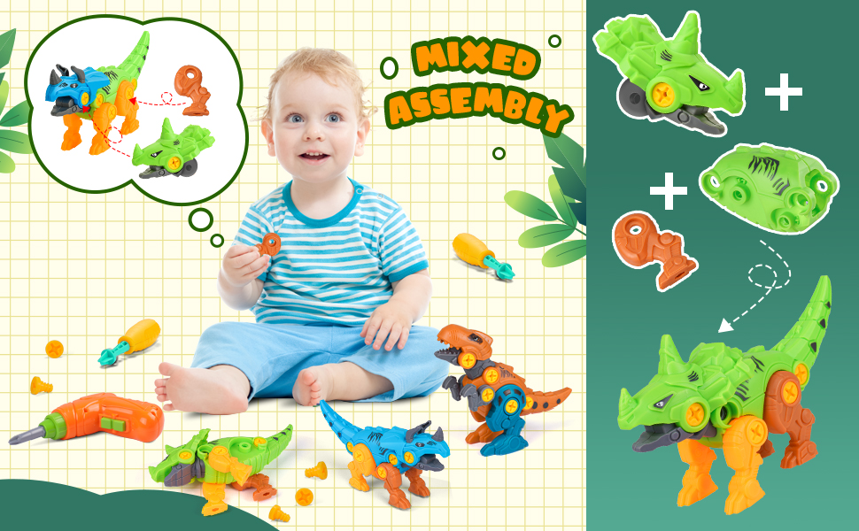 Take Apart Dinosaur Toys for Kids 3-8